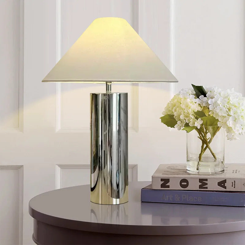 H5 Modern Bamboo Hat Stainless Steel Floor Lamp Simple LED E27 Light Bulb Model Room Bedroom Study Designer Hat Desk Decoration