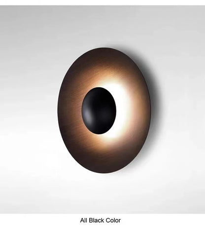 Modern grain LED Wall lamp Nordic round staircase Aisle Corridor Background Sconce light