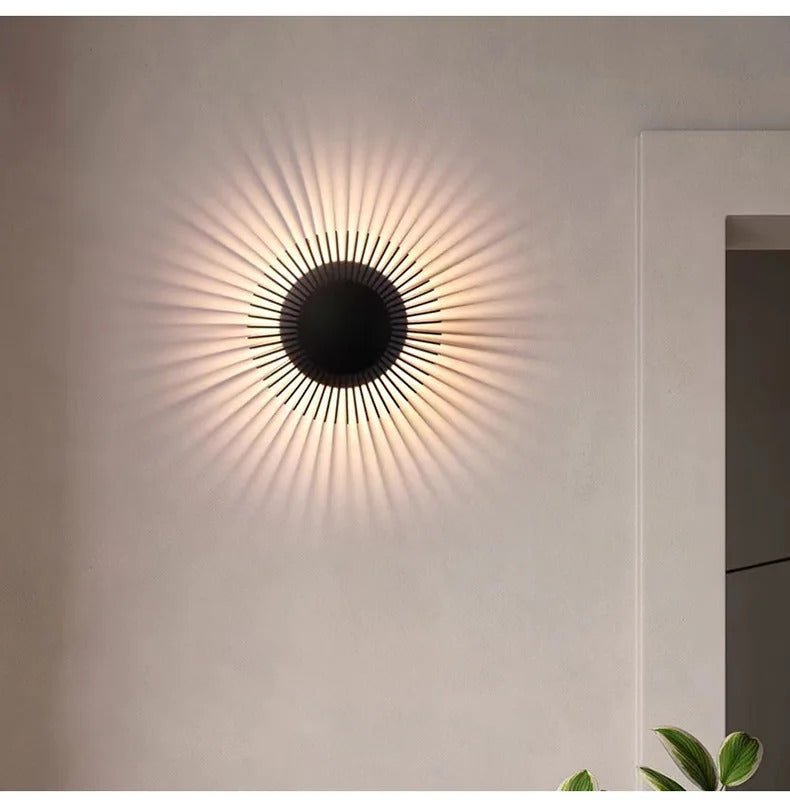 Modern small wall lamp Designer aluminium wall light Black Rose Gold bedroom night sconce