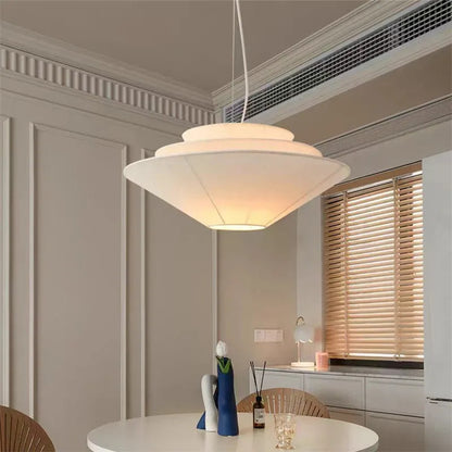 Gull Pendant Light Creative Umbrella Fabric Pendant Lamp