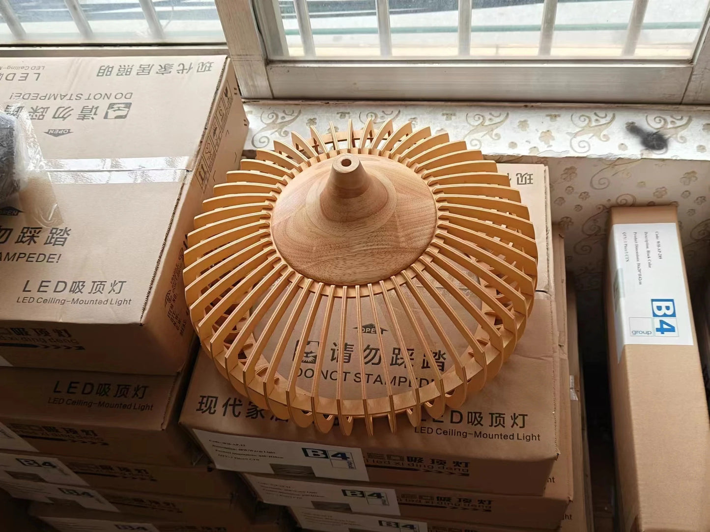 Clava Dine log Wood Pendant lamp birdcage denmark designer lamp for Dining Room Study Living Room Table Decoration loft lamp