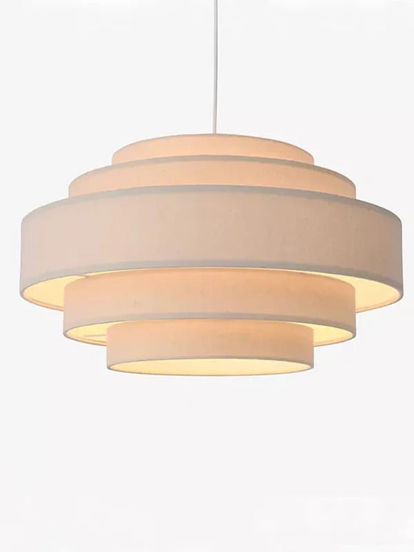 Nordic Fabric Pendant Light Wabi Sabi Led Chandelier