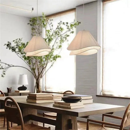 Lia Pendant lamp Nordic white fabric pendant light