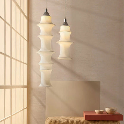 Nordic Minimalist Fabric Wabi Sabi Led Pendant Lights Bedroom Corner Bedside Lamp