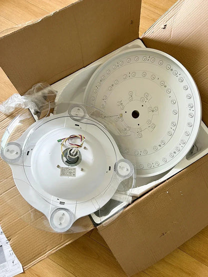 Ceiling Fan With Light Modern Remote Smart Invisible Ceiling Fan Bedroom Lamp