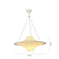 Modern Cream UFO Pendant Lights Nordic Design Dining Table Hanging Chandelier
