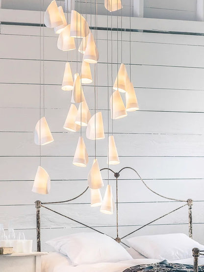 Nordic Minimalist ceramics chandelier Canada designer artistic creativity pendant lamp