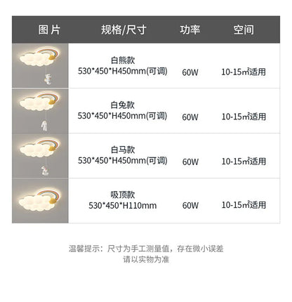 Cloud Child Stylish Ceiling Lights Bedroom Home Decor Lighting Luster Fixture