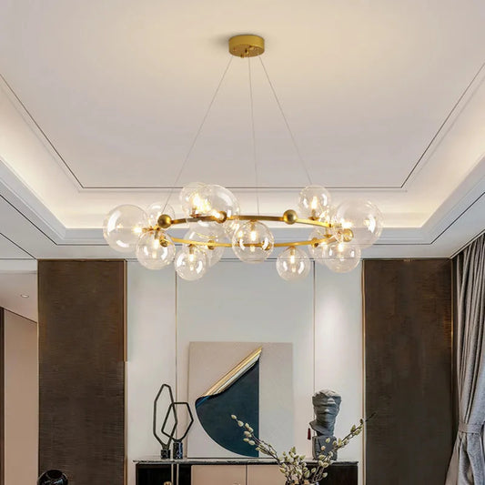 Molecule chandelier LED Modern Minimalist lustre nordic chandelier