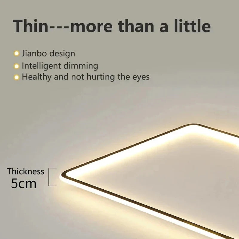 Ultrathin LED Ceiling Lamp Living Room Bedroom Home Decor Lighting Fixture