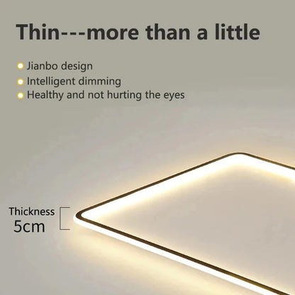 Ultrathin LED Ceiling Lamp Living Room Bedroom Home Decor Lighting Fixture