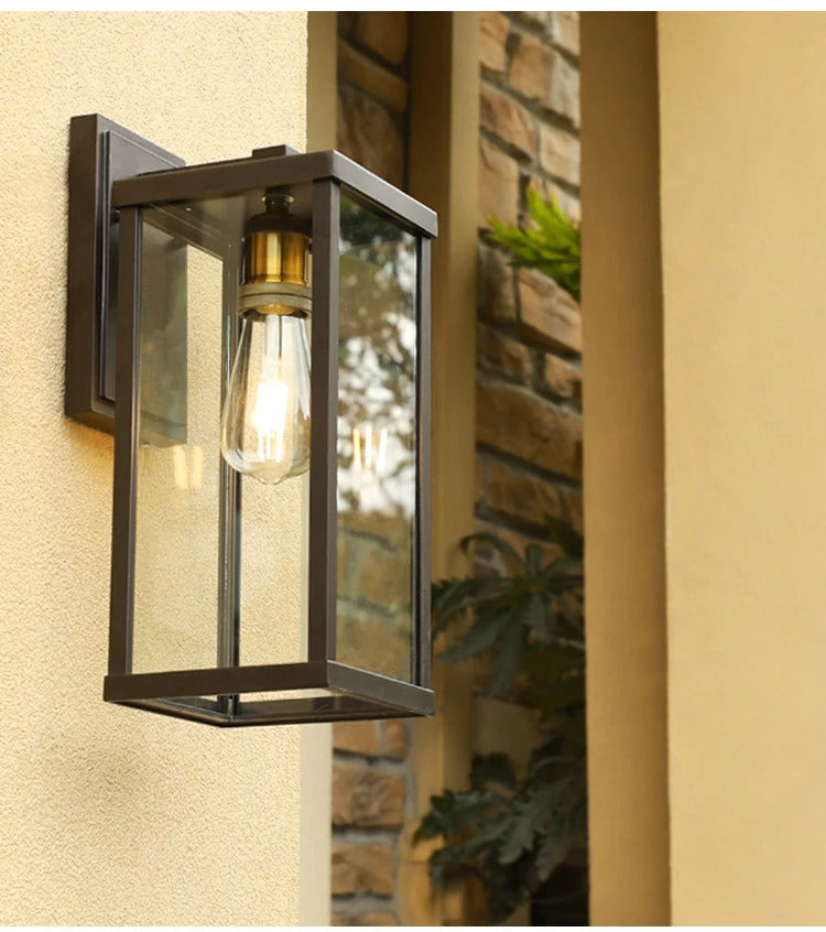 Outdoor Waterproof Wall Lamp Modern Villa Corridor Garden Exterior Lamp Wall light