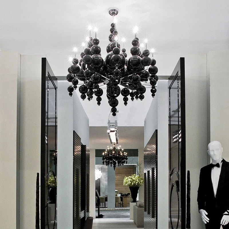 Luxury Living Room Black Chandelier Designer Tears From Moon Chandelier