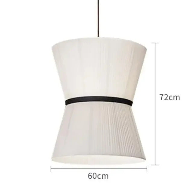 Wabi-sabi Style Pendant Lights Modern Fabric Pendant Lamp Minimalism Cloth Art Chandelier