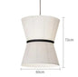 Wabi-sabi Style Pendant Lights Modern Fabric Pendant Lamp Minimalism Cloth Art Chandelier