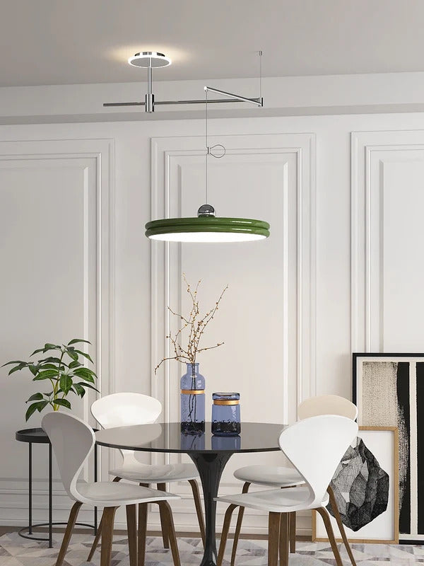 Dining table light modern chandelier Round Reading Desk Light