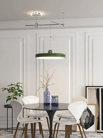 Dining table light modern chandelier Round Reading Desk Light