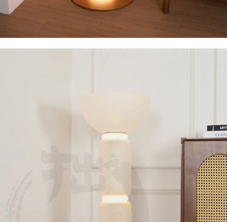 Italy Design LED Floor Lights Heavy Glass Modern Bright Floor Lamps