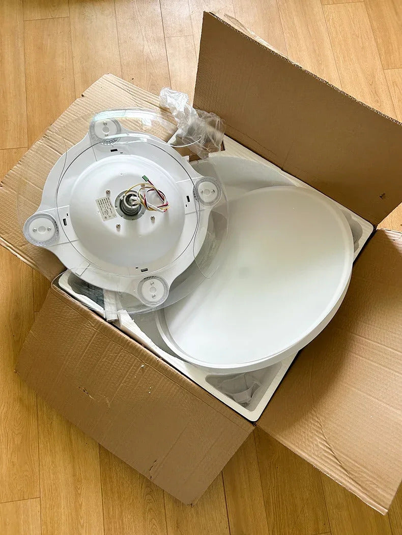 Ceiling Fan With Light Modern Remote Smart Invisible Ceiling Fan Bedroom Lamp