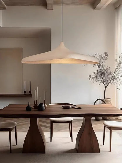 Candeeiro suspenso japonês Wabi Sabi em LED, candelabro de luxo para sala de jantar, bar, sala de estar, decoração da casa, candeeiro suspenso nórdico.