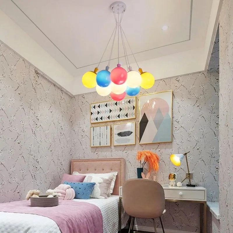 Nordic acrylic chandelier Decoration  Modern balloon lamp Indoor Lighting