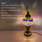 Turkish Mosaic Table Lamp Hand Crafted Decorative Lighting