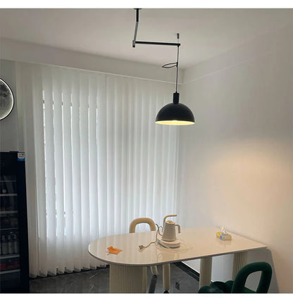 Bauhaus Telescoping Pendant Light Nordic Rocker Arm Movable swing hanging Lamps