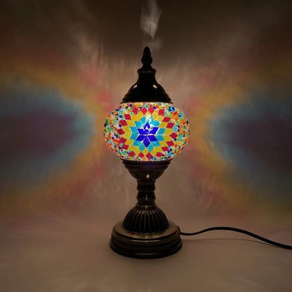 Turkish mosaic glass Table Lamp home bedside table lamp