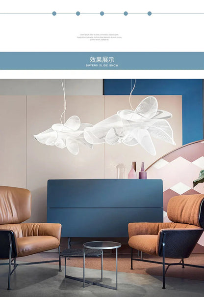La Belle Etoile Chandeliers Nordic fancy chandeliers Italian Designer White minimalist lamp