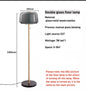 Modern Glass floor lamp Living Room Bedroom standing reading lamp