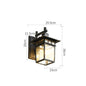 Outdoor Waterproof Wall Lamp Modern Villa Corridor Garden Exterior Lamp Wall light