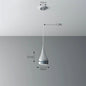Nordic Plating Sliver Globe Ball Mirror Pendant Lights E27 Iron Hanging Lamp