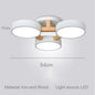 Modern Ceiling Lamp Bedroom Minimalist Wood Home Decor Lighting Fixtures