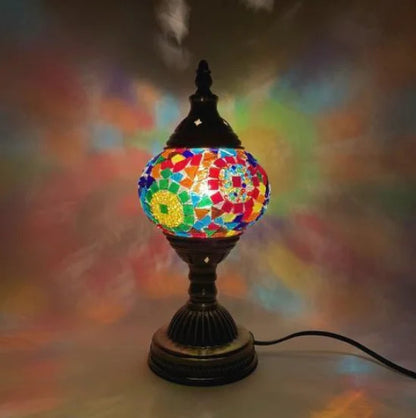 Turkish mosaic glass Table Lamp home bedside table lamp