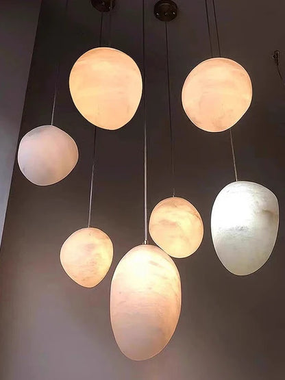 Pebbles Alabaster Pendant Lamp