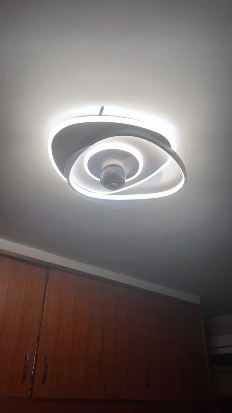 Electric Fan Light Modern LED Ceiling Lamp Living Room Light