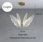 Nordic ring pendant light Acrylic butterfly lights Creative Gold luxury pendant light