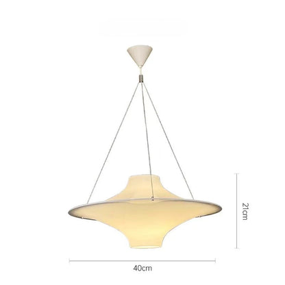 Modern Cream UFO Pendant Lights Nordic Design Dining Table Hanging Chandelier
