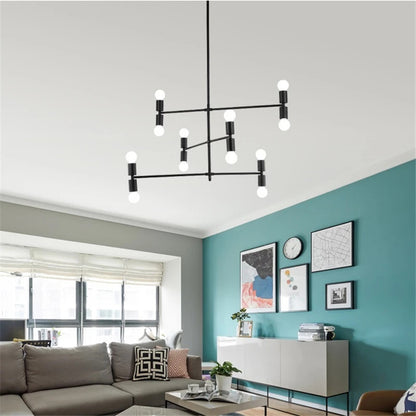 Atomium Chandeliers Post-modern Iron Art Creative Bamboo branching bubbles foyer chandelier