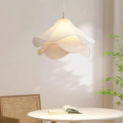 Lia Pendant lamp Nordic white fabric pendant light