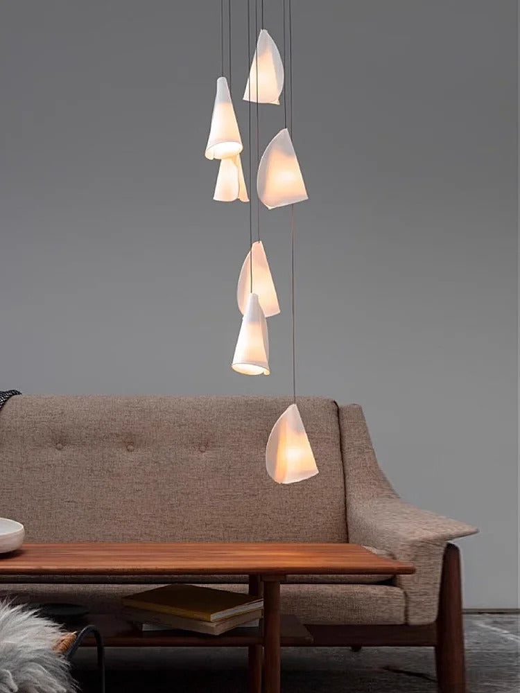 Nordic Minimalist ceramics chandelier Canada designer artistic creativity pendant lamp