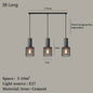 Industrial Concrete Pendant Light Home Decoration Chandelier Fixture Iron Shade Cement Hanging Lamp