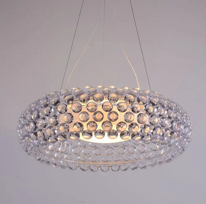 Nordic Foscarini Caboche LED Pendant Light Acrylic Ball Hanging Chandeliers Living Room Restaurant Decor Art Classical Luminaria