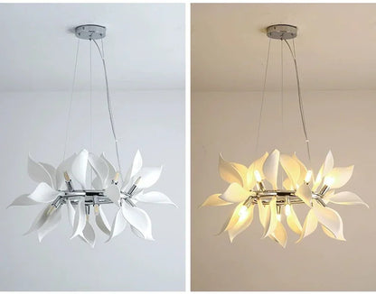 Nordic Petal chandelier Luxury Ceramic Pendant Lamp