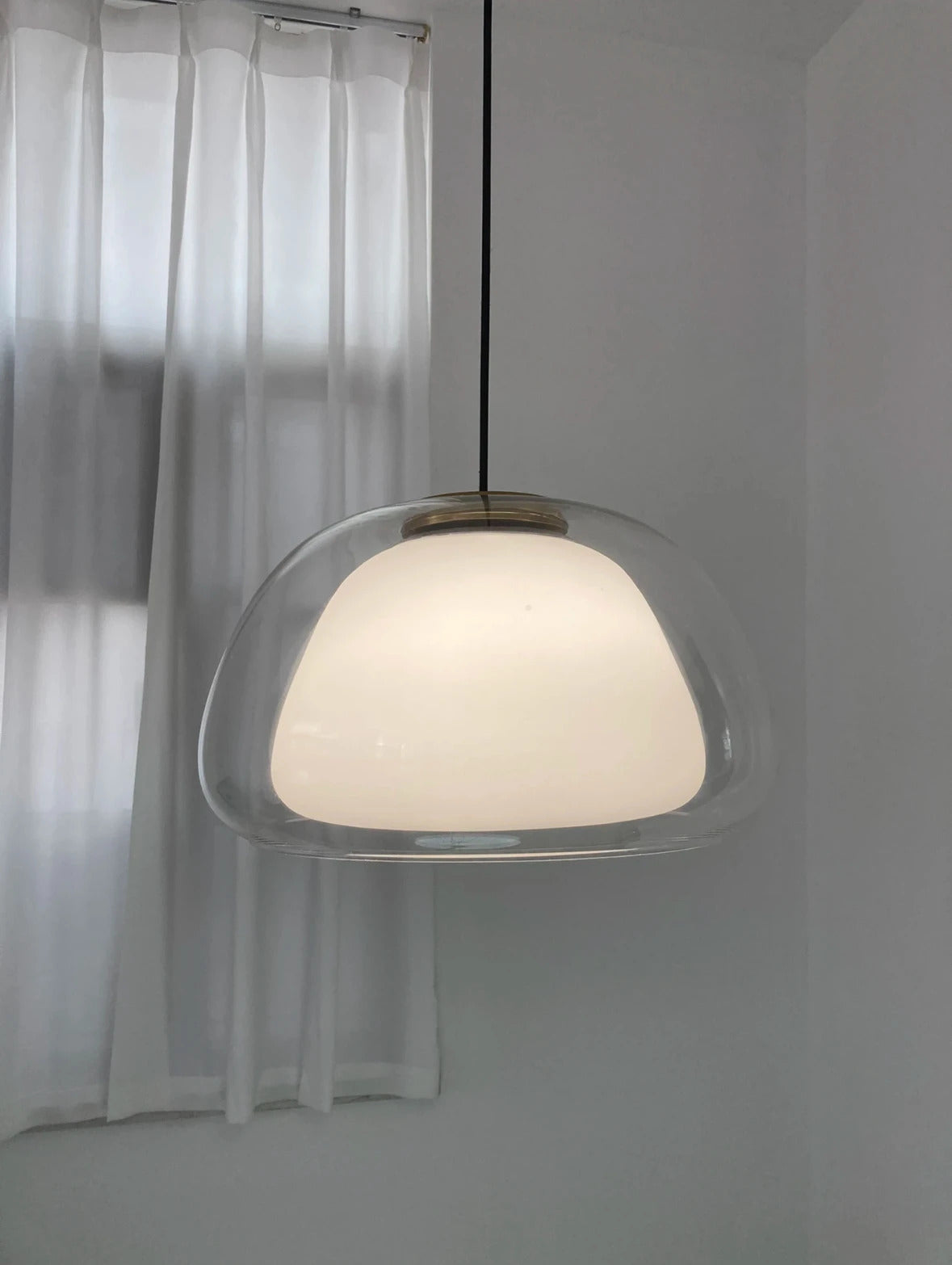 Nordic Glass Jellies Design Hanging Lamp Indoor Dining Living Room Pendant Light