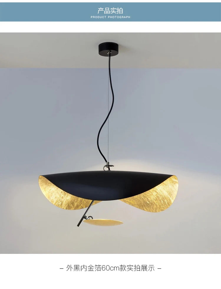 Catellani & Smith Lederam Manta Pendant Lamp Flying Saucer Hat industrial retro replica design lamp white black pendant light