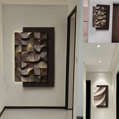 Italy Designer Geometric Wall Lamp Square Mounted Background Hallway Sconce lighting