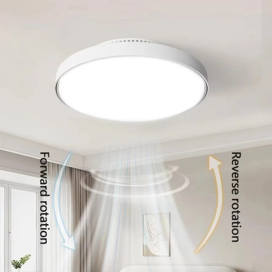New Invisible Bladeless Ceiling Fan With Light Home Living Room Lighting