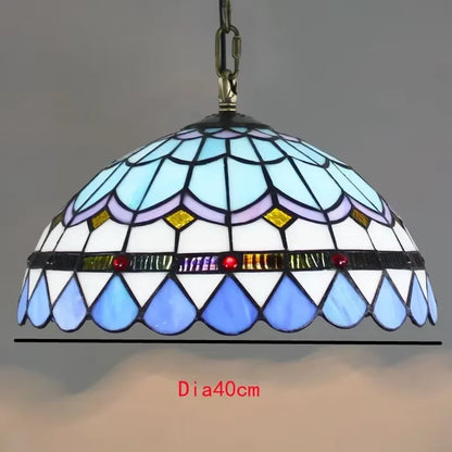 Nordic Tiffany chandelier Kitchen Dining room hallway handmade glass chandelier