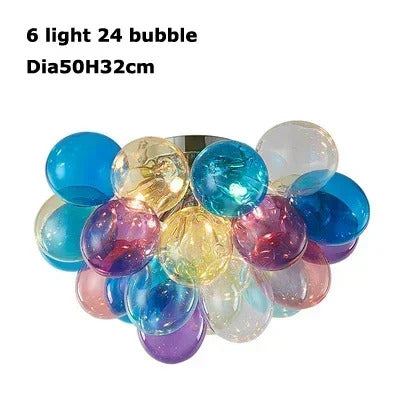 Gross glass bubble Pendant lamp bedroom kitchen island light